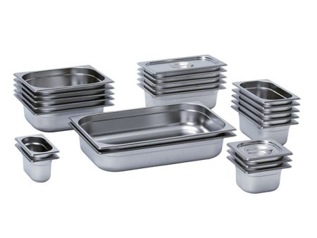 12 x MixRite GN Pans (201 Stainless Steel) 325x265x150 mm Sale