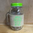 4 PC MASON JAR MUGS WITH LIDS Online Hot Sale