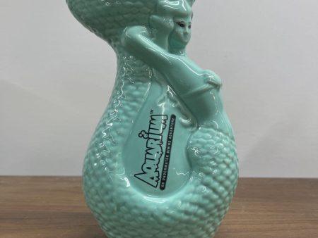 AQUARIUM MERMAID VASE PUNCH SERVER For Sale