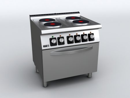 Fagor Kore 700 Series Electric 4 Burners With Oven C-E741 For Discount