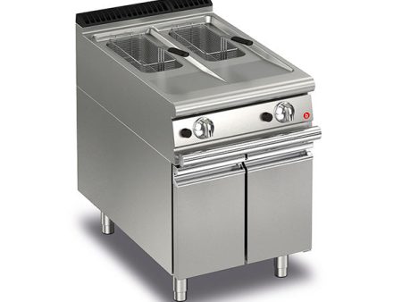 Baron 10+10L Split Pot Gas Deep Fryer With Piezo Ignition Online Sale