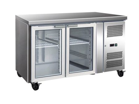 2NDs: Thermaster 2 Glass Door Gastronorm Bench Fridge GN2100TNG-VIC417 Online Hot Sale