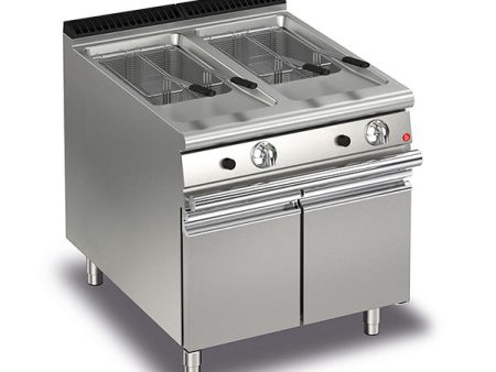 Baron 15+15L Double Basin Gas Deep Fryer With Piezo Ignition Discount