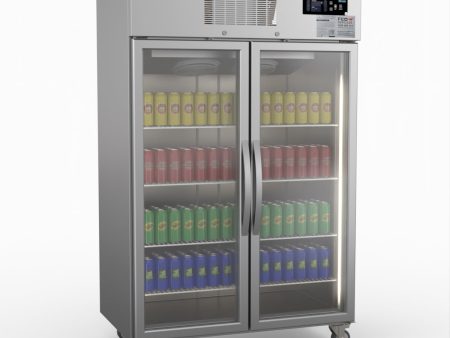 2NDs: Thermaster Double Door Upright Display Fridge SUCG1000-QLD150 Online Sale