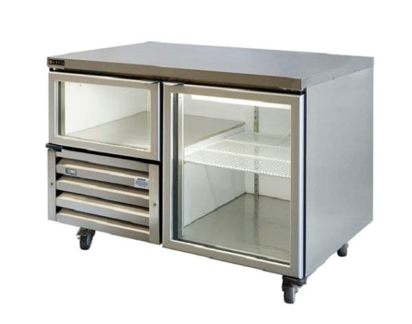 Anvil 1 Glass Door Underbench Door Fridge Fashion