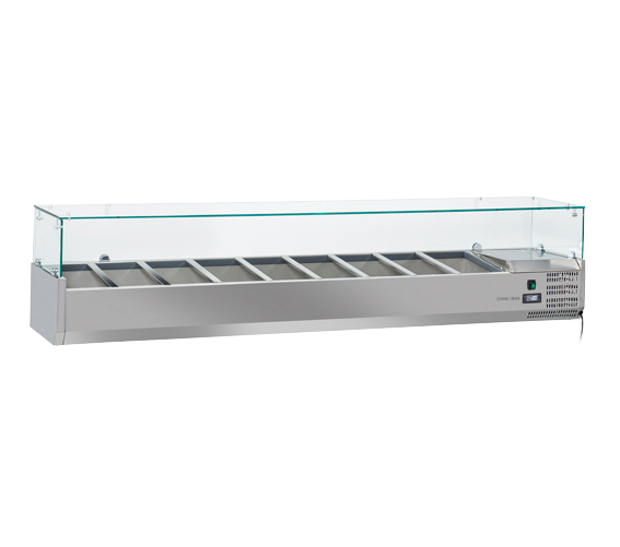 Anvil VRX2000 Refrigerated Glass Canopy Ingredient Unit For Sale