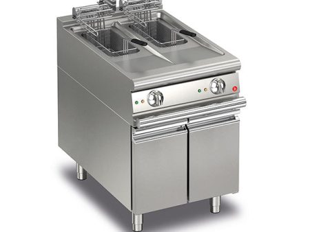 Baron 10+10L Split Pot Electric Deep Fryer 700Mmd Hot on Sale