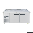 2NDs: Thermaster Two Door Cold Bench Salad Station 5x1 1 GN Pans PG180FA-XB-NSW1775 Hot on Sale