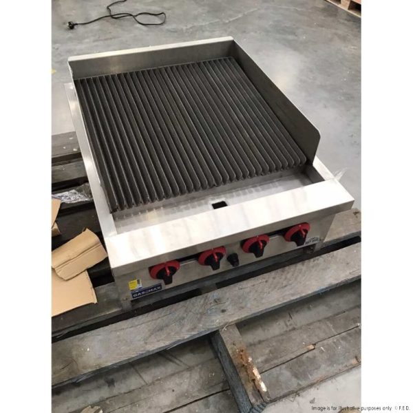 2NDs: Gasmax Natural Gas 4 Burner Char Grill Top QR-24-NSW1837 For Cheap